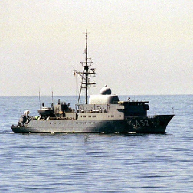 A South Korean Navy patrol boat near PyongTaek