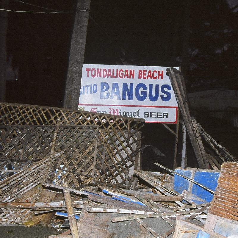 Damage from Typhoon Ondoy, one of the strongest to hit the Philippines, December 2011.